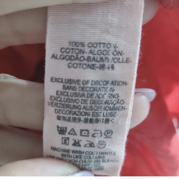 Free People Red Boho Top - Picture 5 of 6